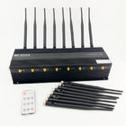 16 antenna mobile Signal Jammer 2G / 3G / 4G / VHF / LoJack desktop shield high power mobile phone signal jammer